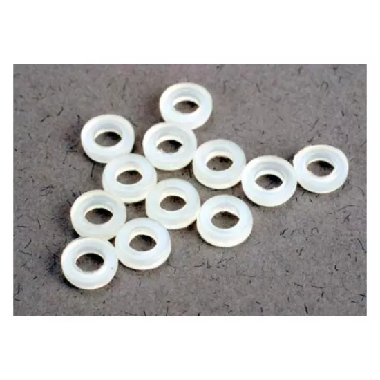Spacers, nylon (3x6x1.5mm) (12)