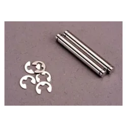 Suspension pins, 23mm hard chrome (2)/ E-clips (4)