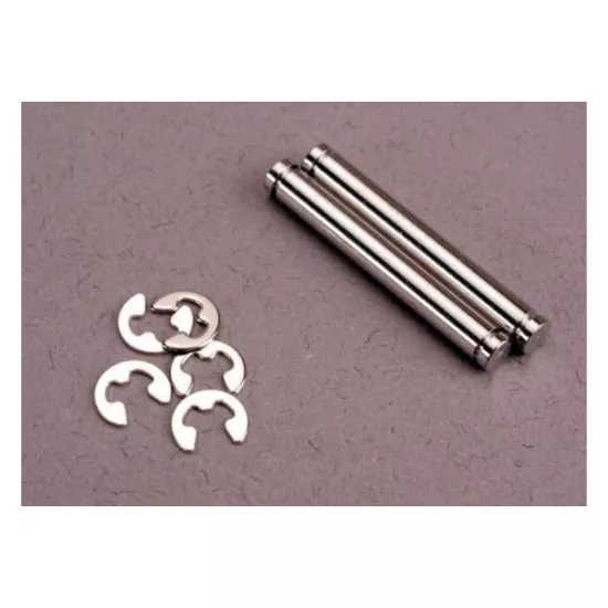 Suspension pins, 23mm hard chrome (2)/ E-clips (4)