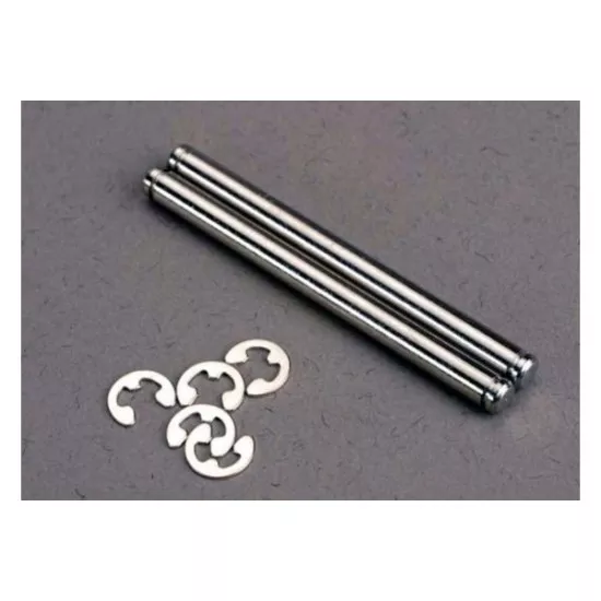 Suspension pins, 39mm hard chrome (2)/ E-clips (4)