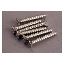 Screws, 3x20mm countersunk self-tapping (6)