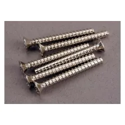Screws, 3x28mm countersunk self-tapping (6), TRX2652