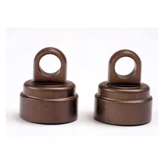 Shock caps, aluminum (2)/ (Big Bore Shocks, also fits plasti, TRX2667
