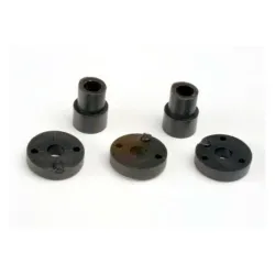 Piston head set (2-hole (2)/ 3-hole (2))/ shock mounting bus, TRX2669