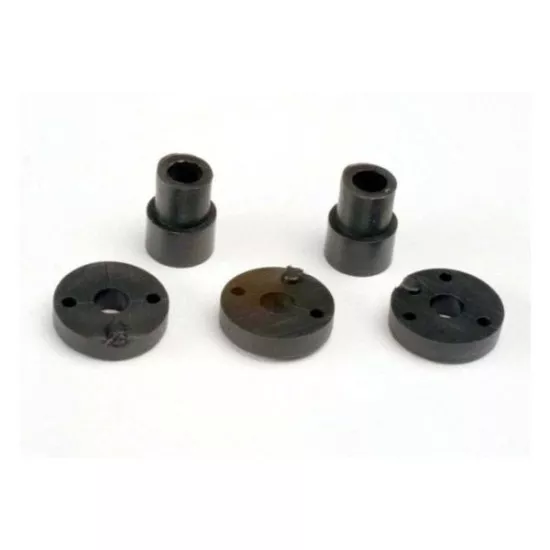 Piston head set (2-hole (2)/ 3-hole (2))/ shock mounting bus, TRX2669