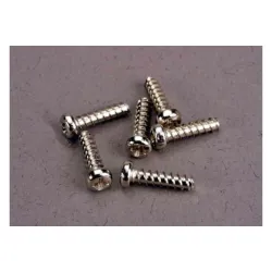 Screws, 2.6x10mm roundhead self-tapping (6), TRX2673