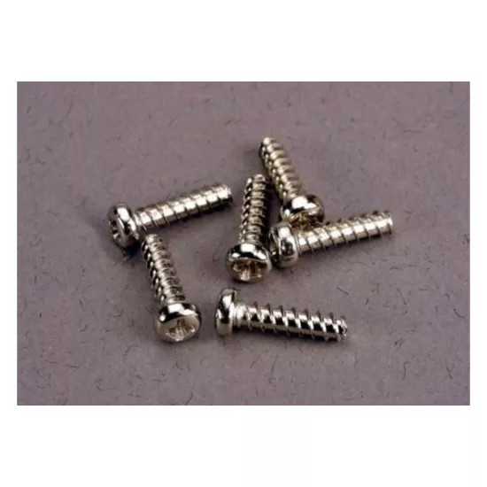 Screws, 2.6x10mm roundhead self-tapping (6), TRX2673
