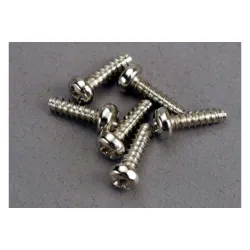 Screws, 3x10mm roundhead self-tapping (6), TRX2675