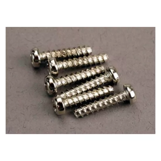 Screws, 3x14mm roundhead self-tapping (6), TRX2677