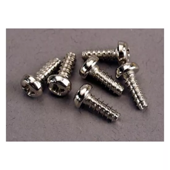 Screws, 3x8mm roundhead self-tapping (6), TRX2682