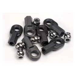Rod ends, long (6)/ hollow ball connectors (6), TRX2742