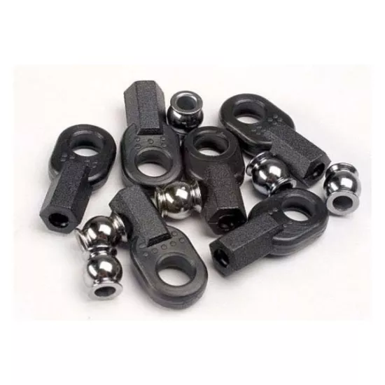 Rod ends, long (6)/ hollow ball connectors (6), TRX2742