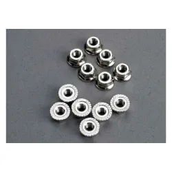 Nuts, 3mm flanged (12)