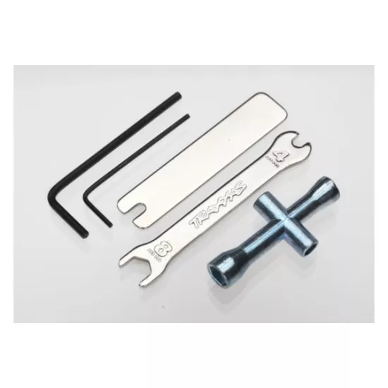 Tool Set (1.5mm &2.5mm allens/ 4-way lug, 8mm &4mm wrench & (niet meer leverbaar vervangende nummer TRX2748R )