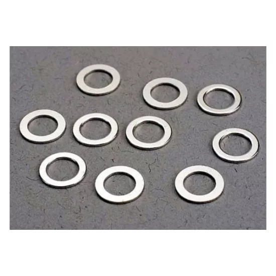Washers, 5x8 flat metal (10)
