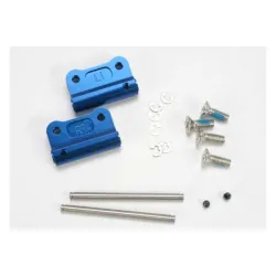 Mounts, suspension arm (blue-anodized 6061-T6 aluminum)(rear, TRX2798X