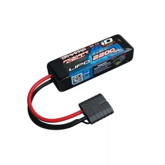 Power Cell LiPo 2200mAh 7.4V 2S 25C , all 1/16 models  ID