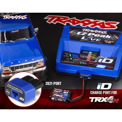 TRX-4M iD charging port, 2-amp (for charging #2821 2-cell LiPo battery with Traxxas EZ-Peak® iD chargers)