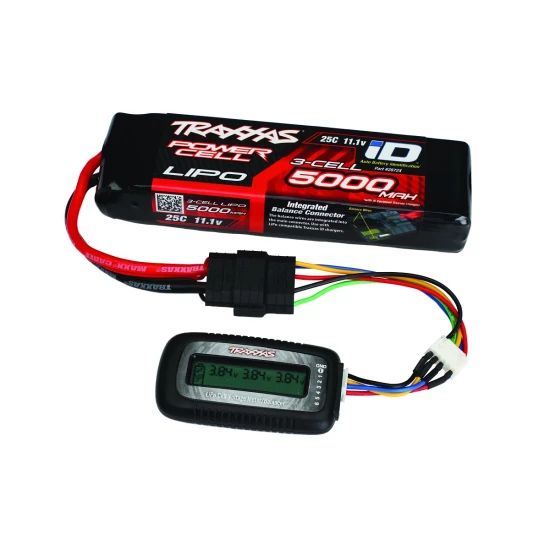 LiPo cell voltage checker/balancer (includes #2938X adapter for Traxxas iD batte