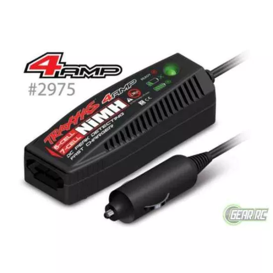 Charger, DC, 4 amp (6 - 7 cell / 7.2 - 8.4 volt, NiMH)