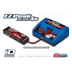 Charger, EZ-Peak Plus 4S 8A LiPo/NiMH ID EU
