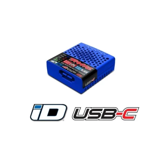 Charger, EZ-Peak, USB-C, 40W, NiMH/LiPo iD Auto Battery Identification
