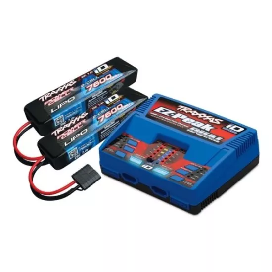 Traxxas 4S (2X 2869X 7.4V LiPO& 1X 2972GX duo charger