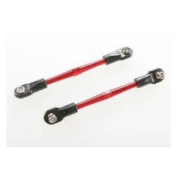 Turnbuckles, aluminum (red-anodized), toe links, 59mm (2) (a, TRX3139X