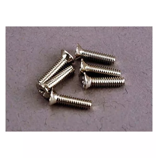 Screws, 2x8mm countersunk machine (6), TRX3161