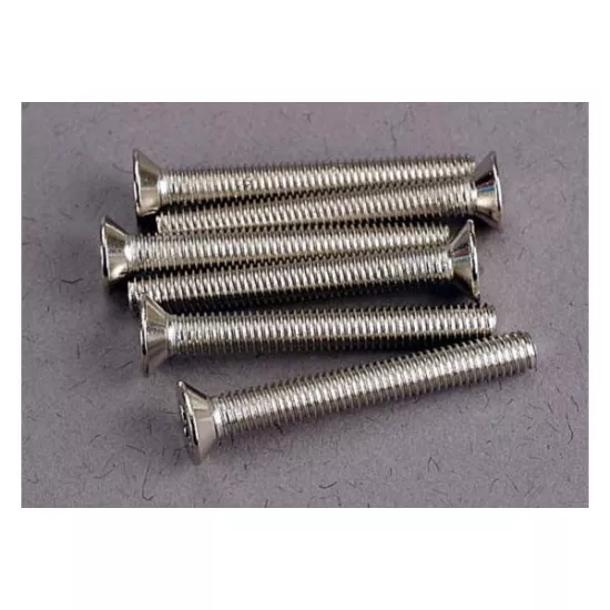 Screws, 3x24mm countersunk machine (6)