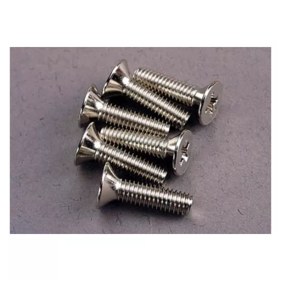 Screws, 4x15mm countersunk machine (6), TRX3167
