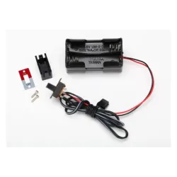 Battery Holder, 4-Cell /Switch, TRX3170X