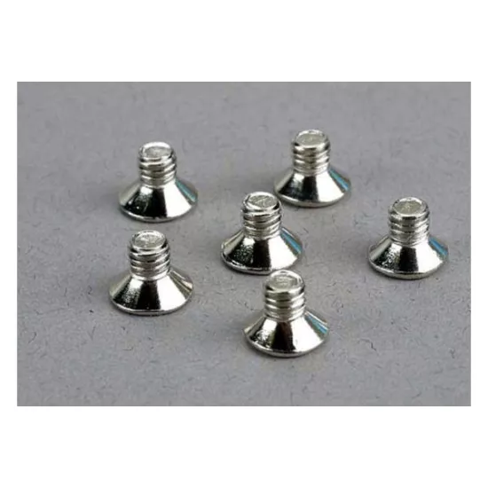 Screws, 4x6mm countersunk machine (6)