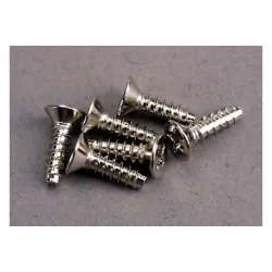 Screws, 3x10mm countersunk self-tapping (6)