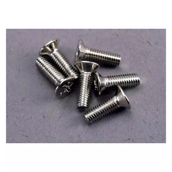 Screws, 3x10mm countersunk machine (6), TRX3177