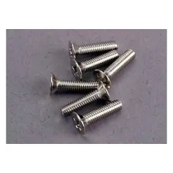 Screws, 3x12mm countersunk machine (6), TRX3178