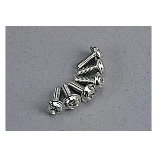 Motor screws (3x8mm washerhead machine) (6)