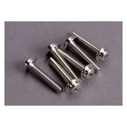 Screws, 3x15mm washerhead machine (6), TRX3187