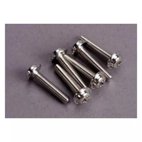 Screws, 3x15mm washerhead machine (6), TRX3187