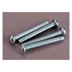 Screws, 2.5x19mm roundhead machine screws (4), TRX3189