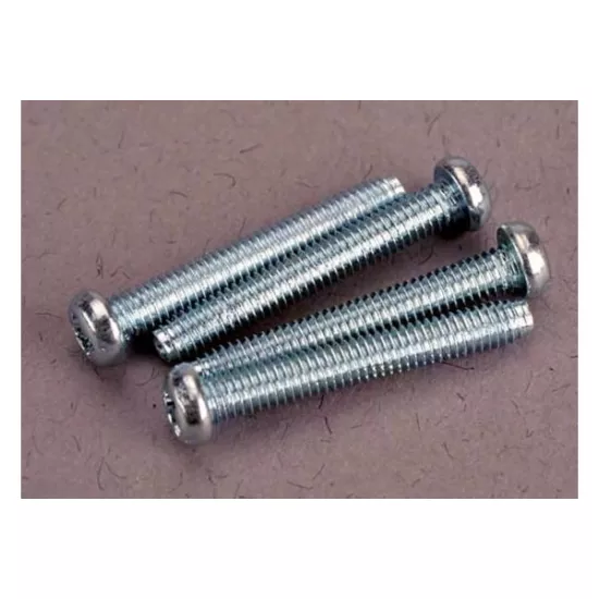 Screws, 2.5x19mm roundhead machine screws (4), TRX3189