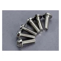 Screws, 3x10mm washerhead machine (6), TRX3193
