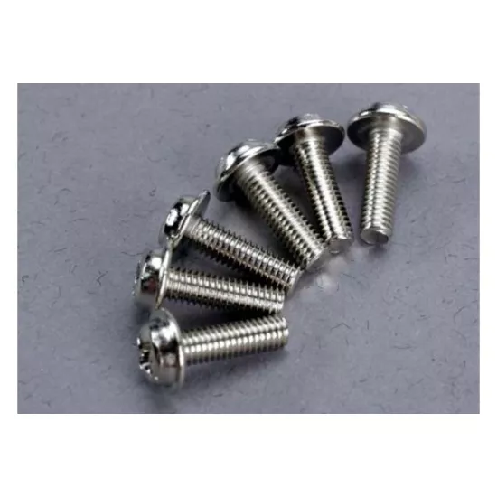 Screws, 3x10mm washerhead machine (6), TRX3193
