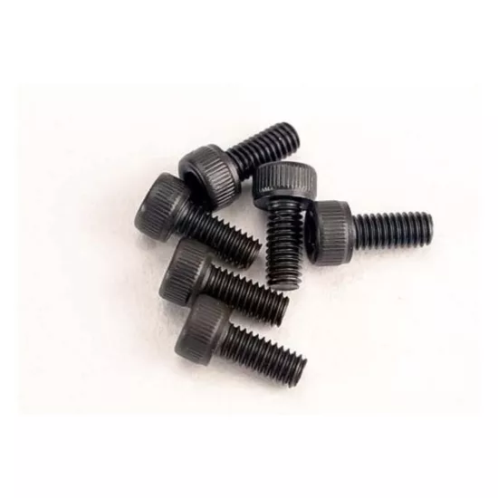 Screws, 2.5x6mm cap-head machine (hex drive) (6), TRX3215
