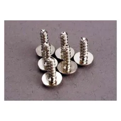 Screws, 2.6x8mm washerhead self-tapping (6)