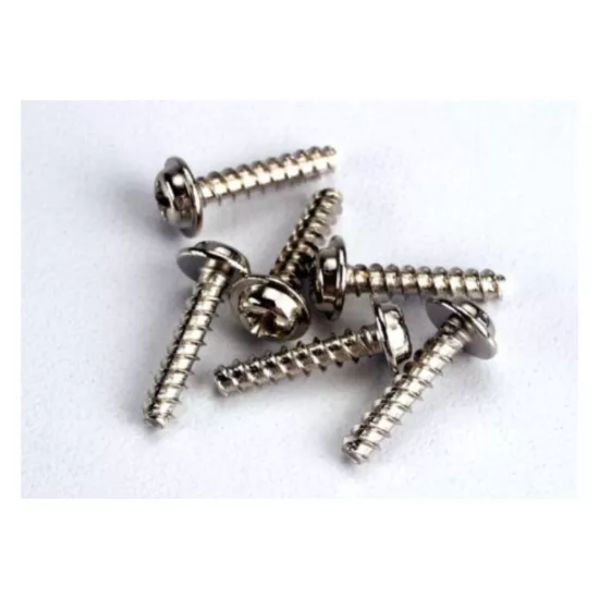 Screws, 3x14mm washerhead self-tapping (6), TRX3287