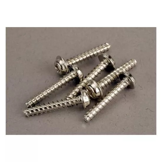 Screws, 3x18mm washerhead self-tapping (6), TRX3289