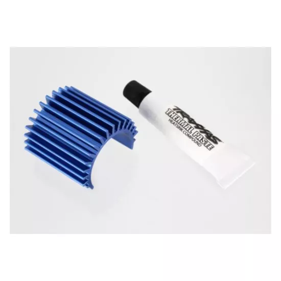 Finned Aluminum Heatsink 1/16 brushless motor, TRX3374