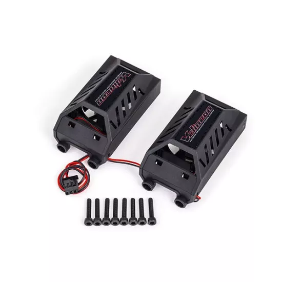 Dual cooling fan kit, low profile (with shroud) (fits #3491 motor)