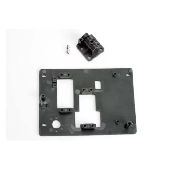 Tray, radio/ drive shaft mount w/ pressure fitting